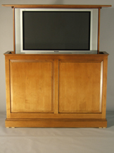 Custom Wood Entertainment Center from E. Leet Woodworking Plainwell, Michigan 49080