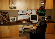 Custom Desks E. Leet Woodworking Plainwell Michigan.