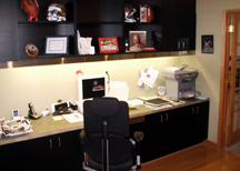 Custom Desks E. Leet Woodworking Plainwell Michigan.